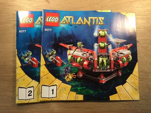 LEGO® 8077, Original Instructions ,2 booklets